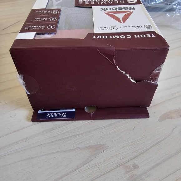 Reebok Women's Tech Comfort 5 Seamless Boyshorts 2X Large 20 22 Tag Free OpenBox - Picture 4 of 7